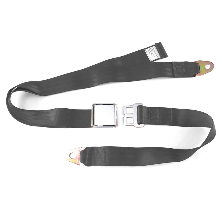 Seatbelt Solutions 2-Point Retractable Lap Belt w/ Starburst Push Button Seatbelt Solutions 2-Point Retractable Lap Belt w/ Starburst Push Button
