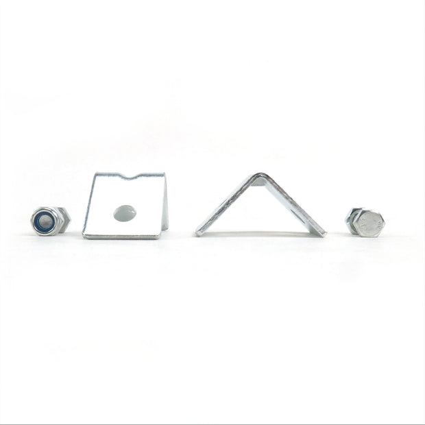 2015-2019 Vauxhall Viva 90 Degree Upright Safety Seat Belt Anchor Plate Mounting Set with Hardware Pack